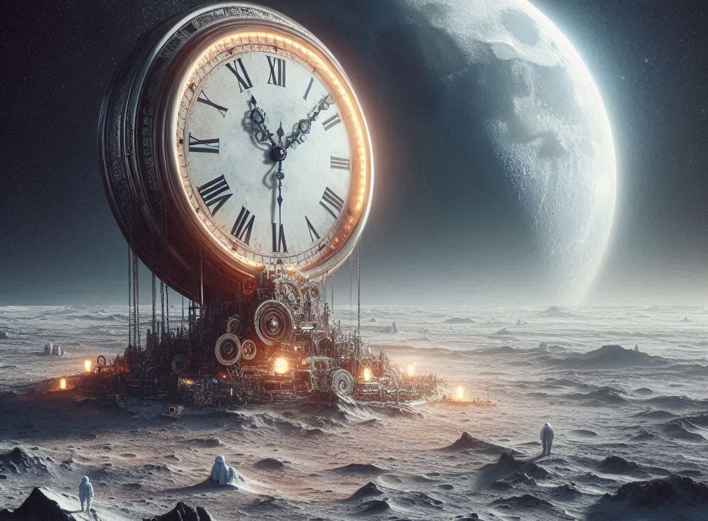 月の時間のイメージ画像